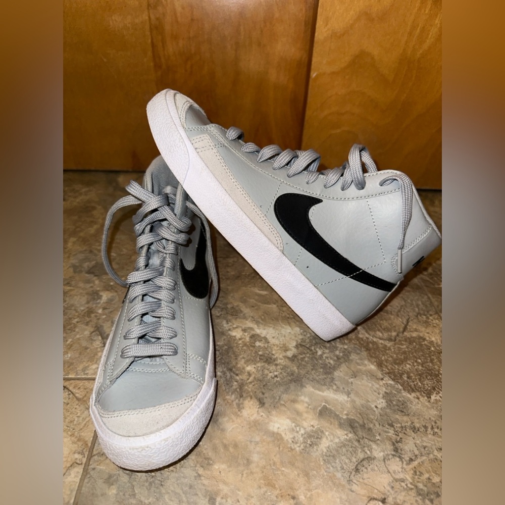 NEW Nike Blazer Low '77 Jumbo SE 'Smoke Grey' 5youth Shoes Sneakers Gray